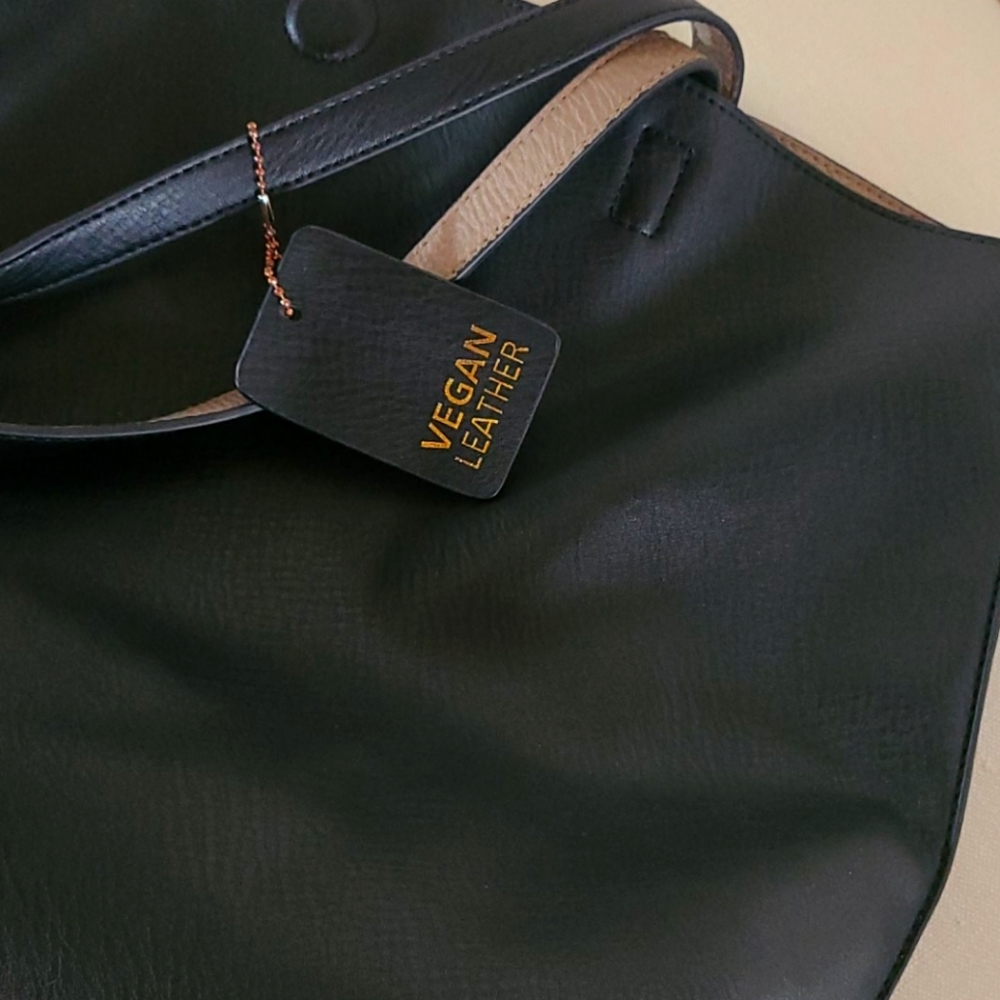 Vegan Leather Hobo Bag